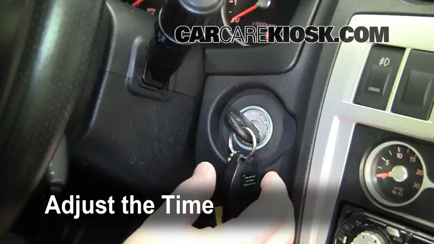 2005 Hyundai Tiburon GT 2.7L V6 Clock